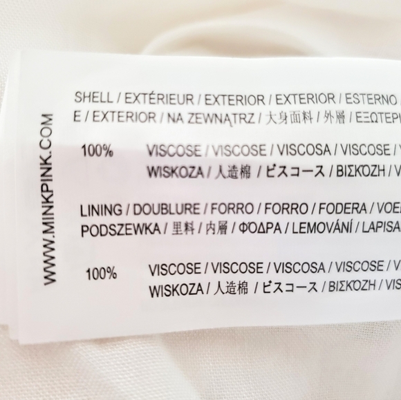 Minkpink's Lovina Wrap Style Mini Dress Coral Pink Floral Print Size M… - Picture 14 of 16